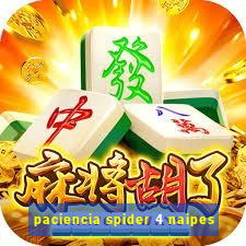 paciencia spider 4 naipes